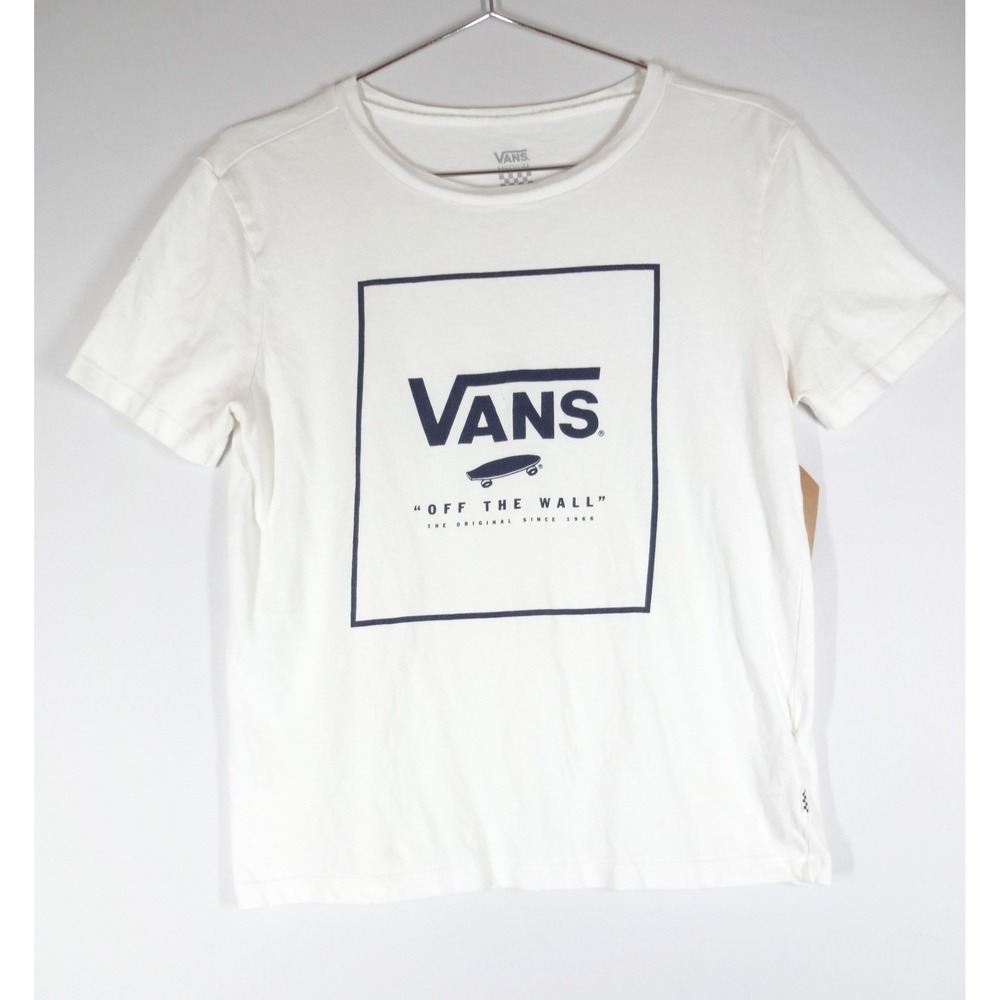 Vans Graphic Tee Mens Medium White Off The Wall Skateboard Skater Streetwear